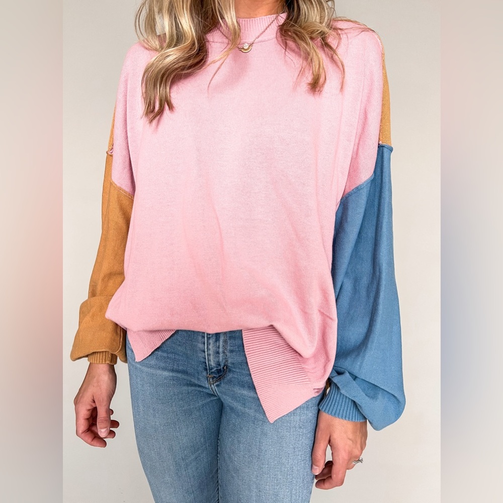 Colorblock Sweater - Picture 2 of 3